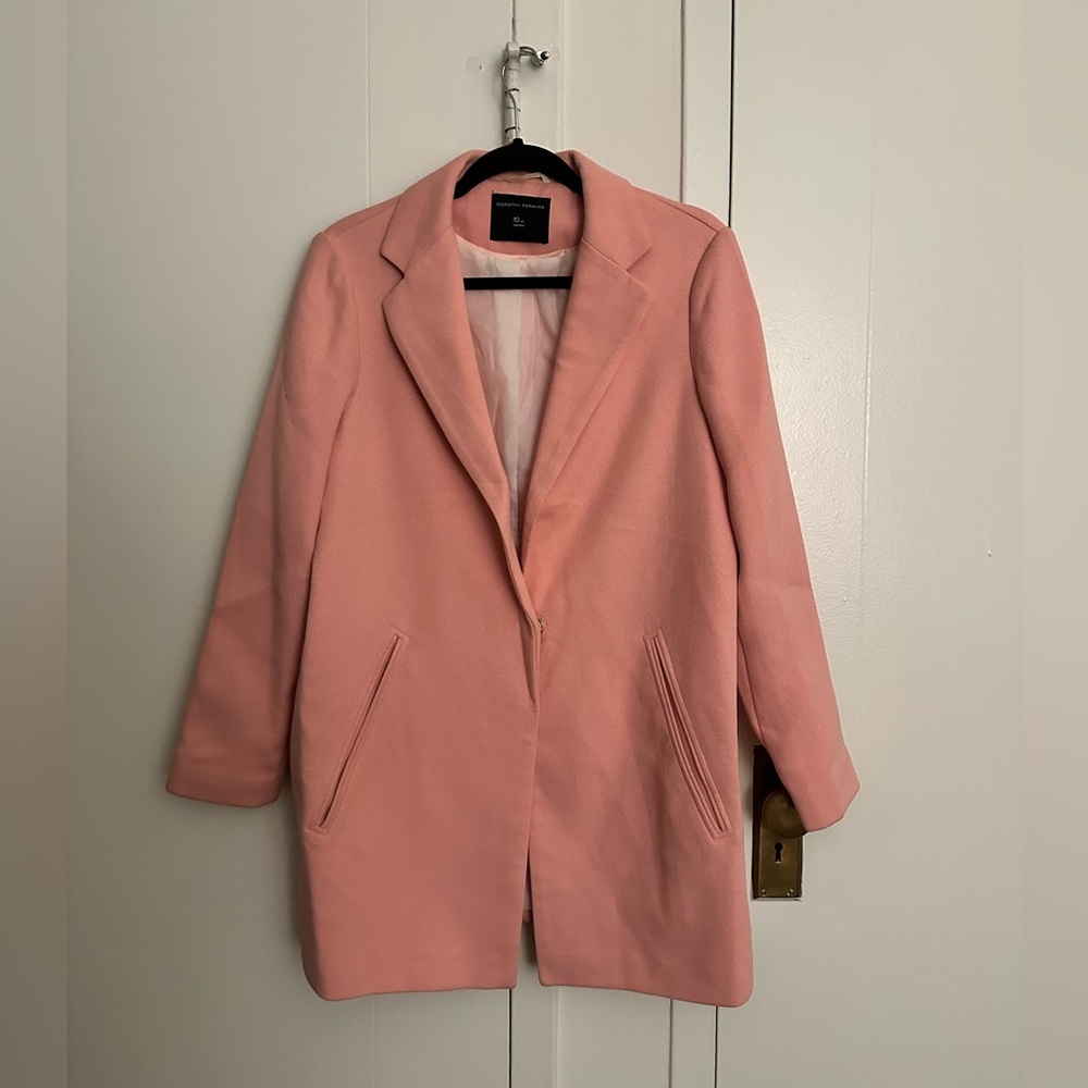 Dorothy Perkins Blush Pink Blazer Coat